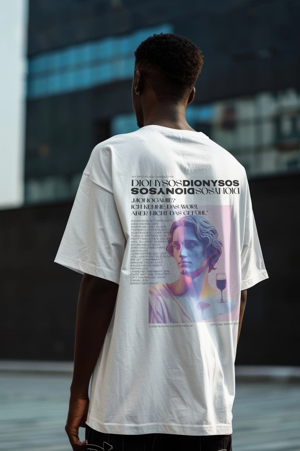 Oversized Shirt – RED-FALG-CHARACTER > Dionysos