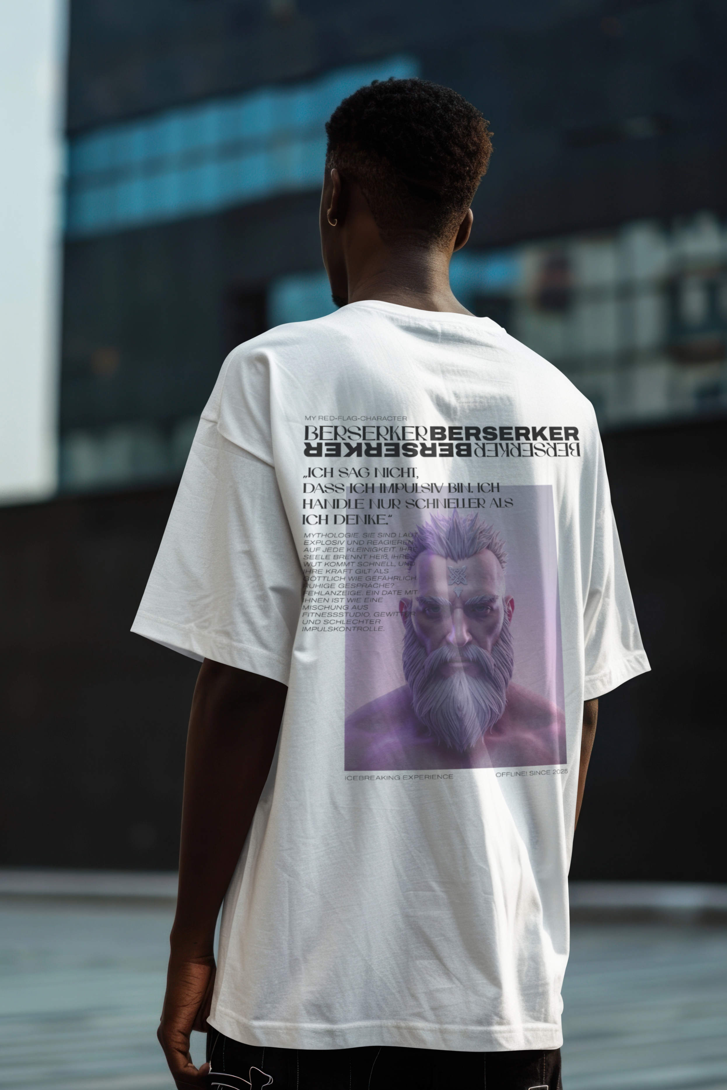 Oversized Shirt – RED-FLAG-CHARACTER > Berserker