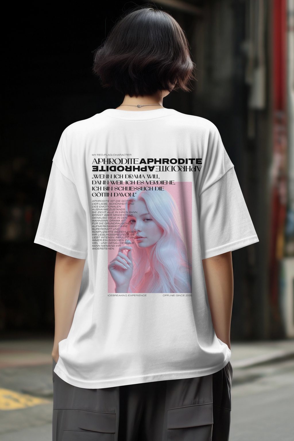 Oversized Shirt – RED-FLAG-CHARACTER > Aphrodite