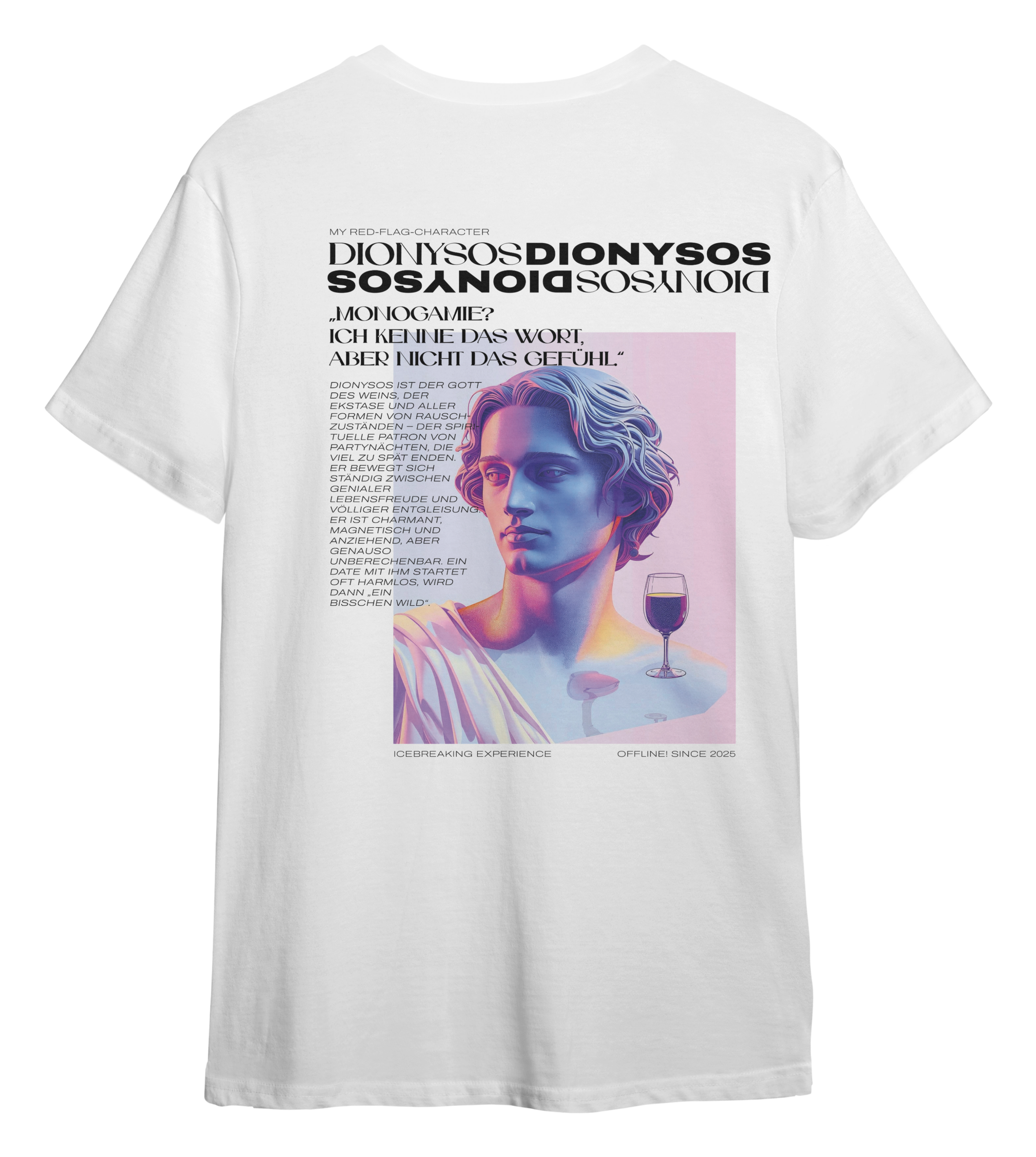 Oversized Shirt – RED-FALG-CHARACTER > Dionysos