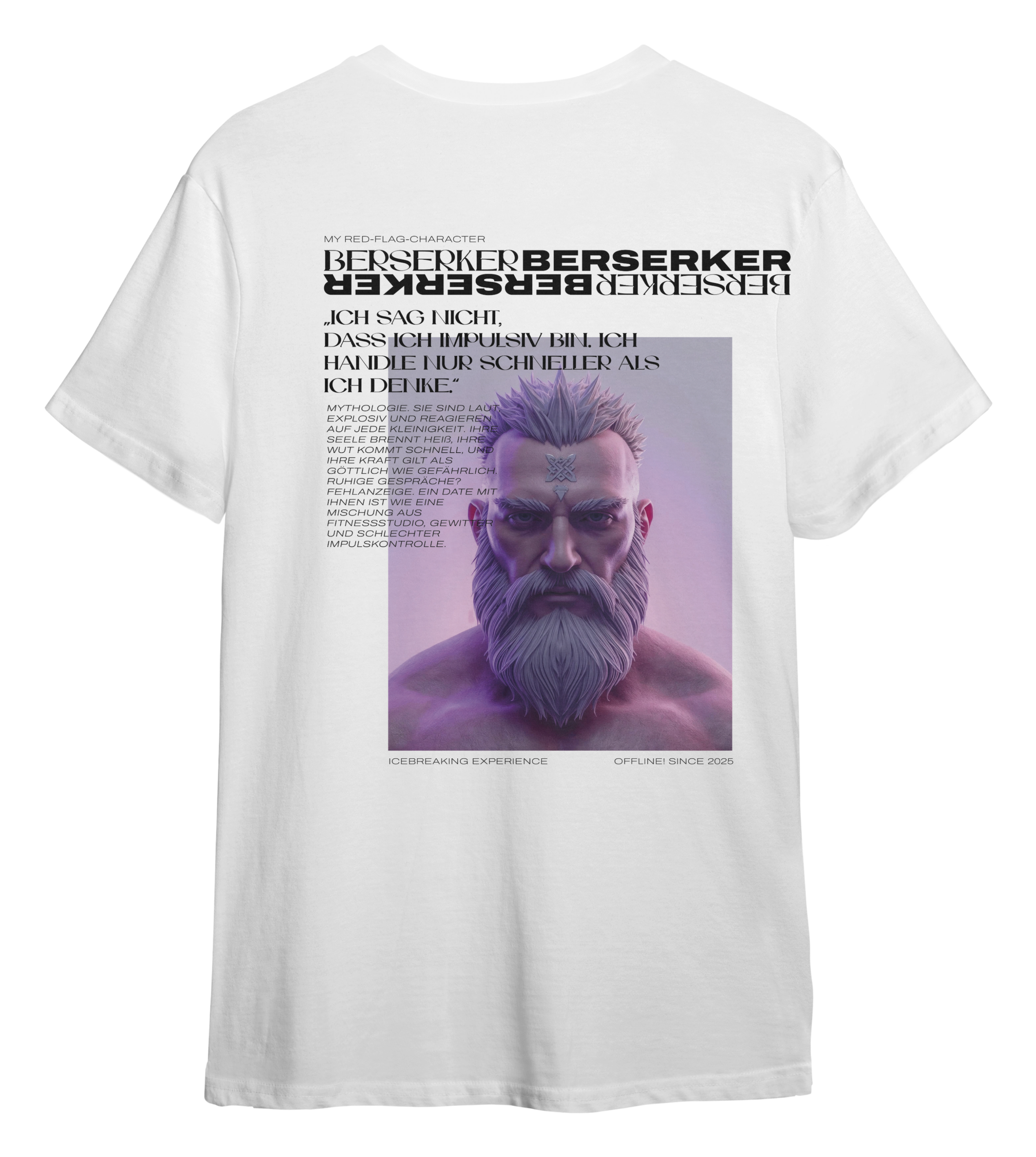 Oversized Shirt – RED-FLAG-CHARACTER > Berserker